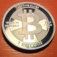 1/2oz Silver 0.5 Bitcoin 1/2oz Silver 0.5 Bitcoin