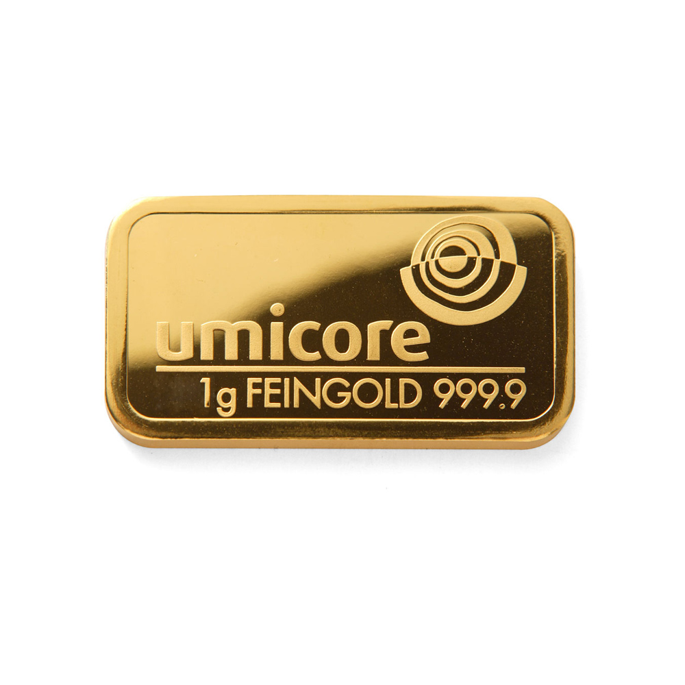 1g gold bar