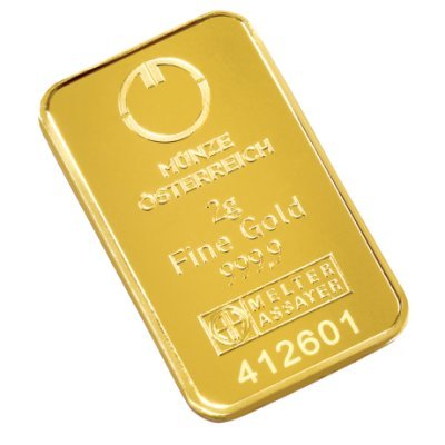 2g gold bar