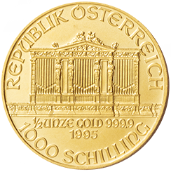 1/2oz Gold Philharmonic ATS
