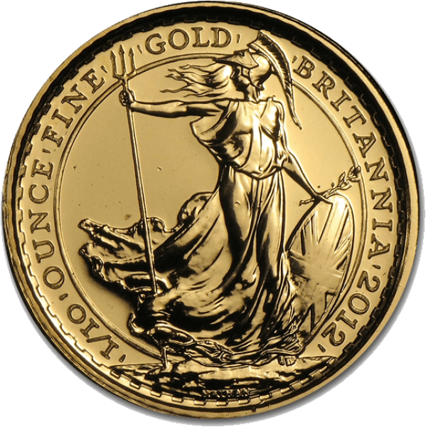 1/10oz Gold Britannia 916.6