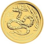 1/2oz Gold Austr. Lunar new 2013 Snake