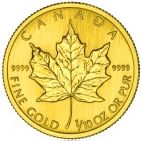 1/10oz Gold Maple Leaf
