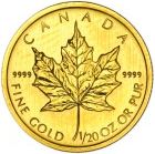 1/20oz Gold Maple Leaf