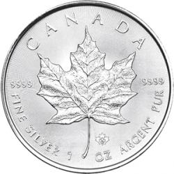 1 Tube Silver Maple Leafs